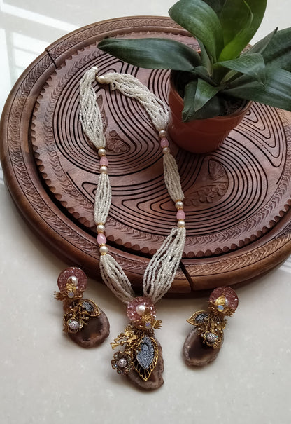 Turkish Aqeeq Stone Mala Set