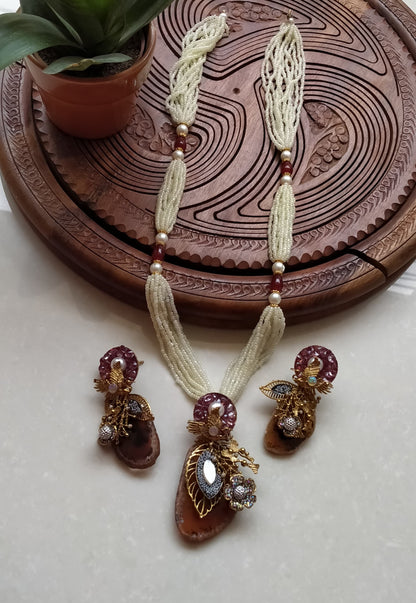 Turkish Aqeeq Stone Mala Set