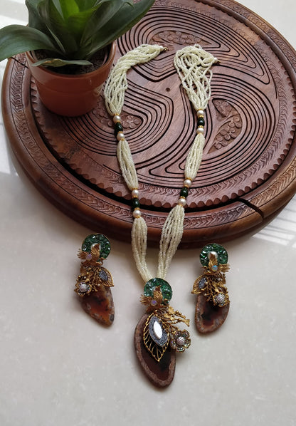 Turkish Aqeeq Stone Mala Set