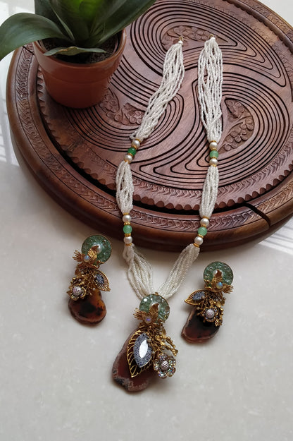 Turkish Aqeeq Stone Mala Set