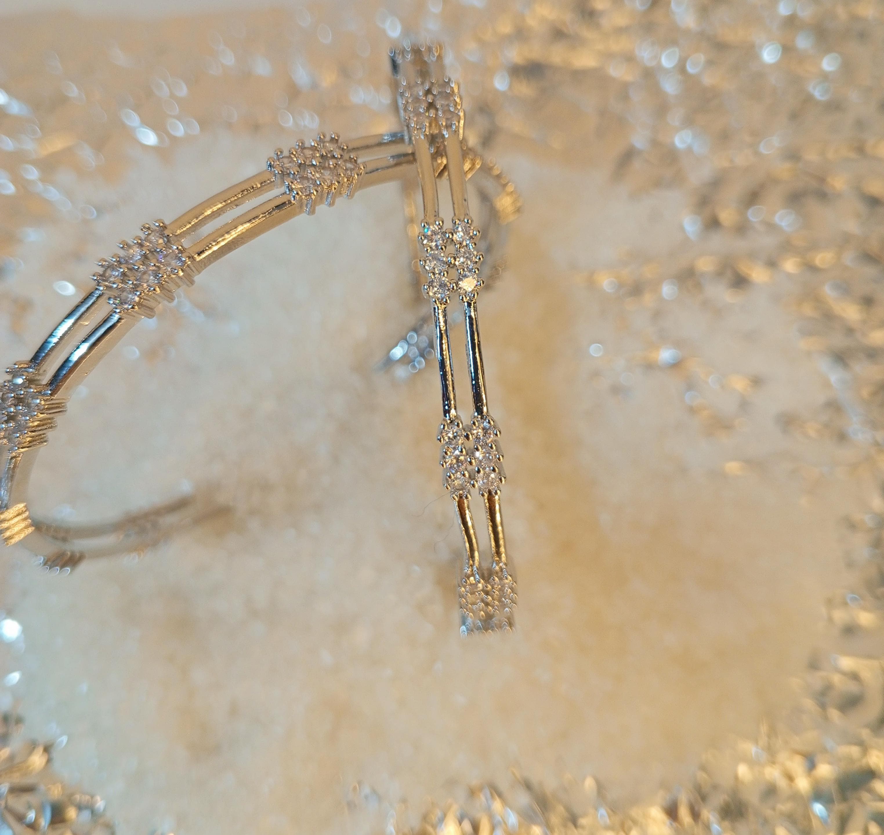 Elegant Zircon Studded Bangle Pair – ARWAAH COLLECTIONS