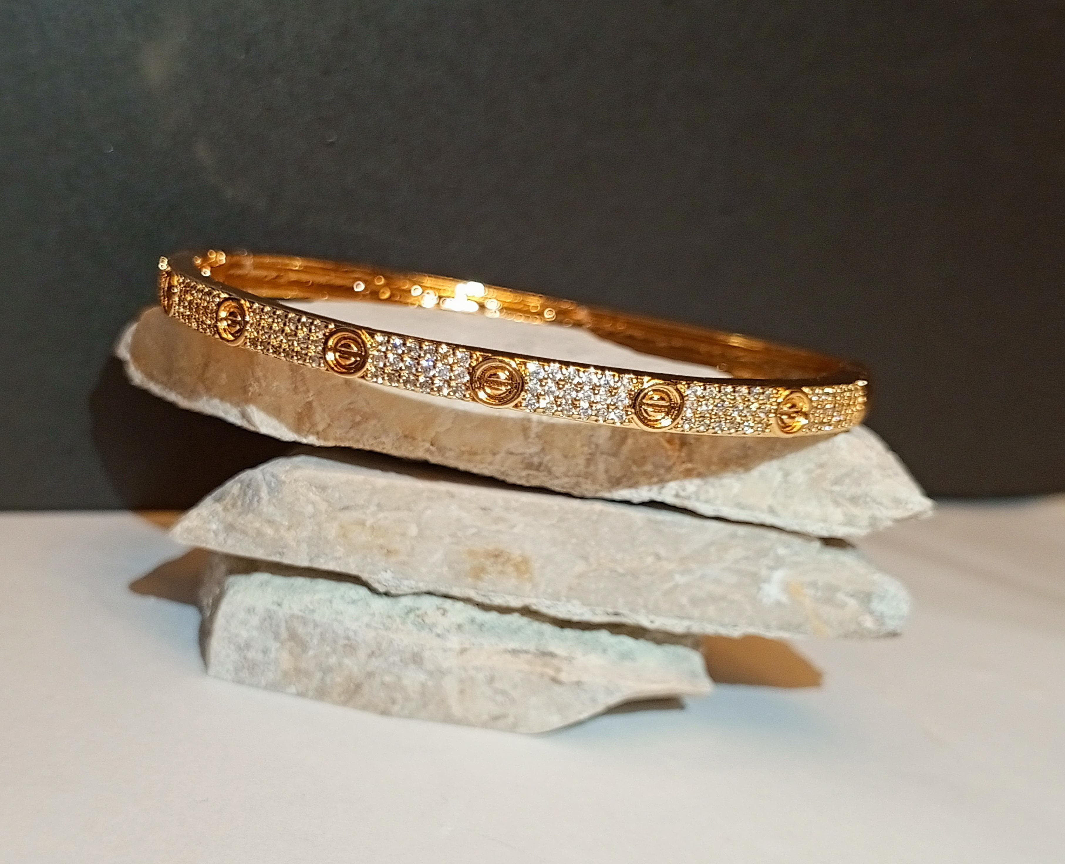 Glittering Crystal Bangle