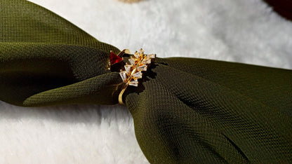 Multi Color Arrow Zircon Rings