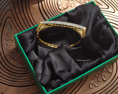 Premium AD Micro Diamond Openable Bangle