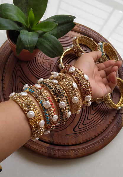Turkish Mother Pearl Adjustable Bangle