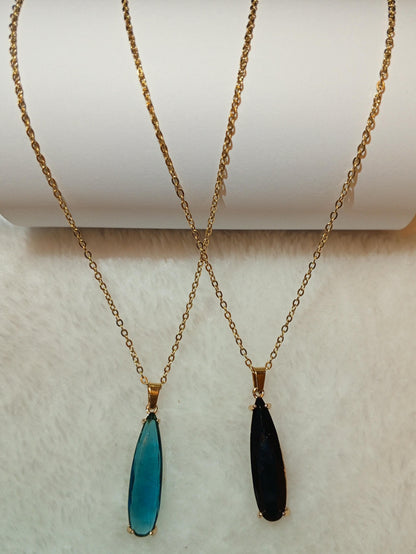 Noor Drop Pendant Necklace – By Arwaah Collections