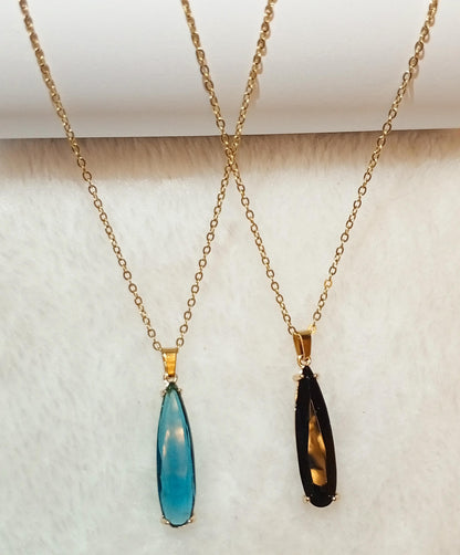 Noor Drop Pendant Necklace – By Arwaah Collections