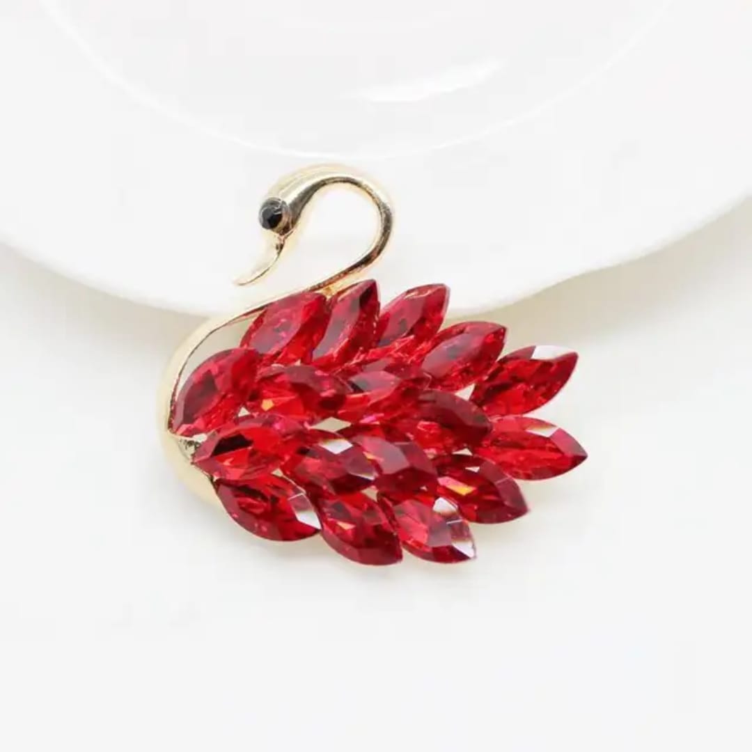Ruby Duck Stud Earrings – ARWAAH COLLECTIONS