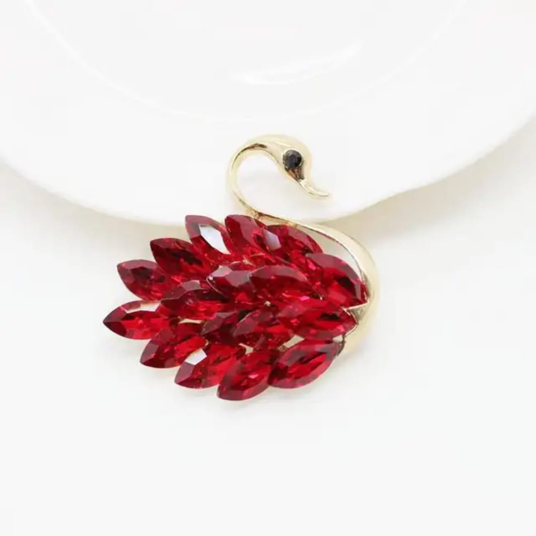 Ruby Duck Stud Earrings – ARWAAH COLLECTIONS