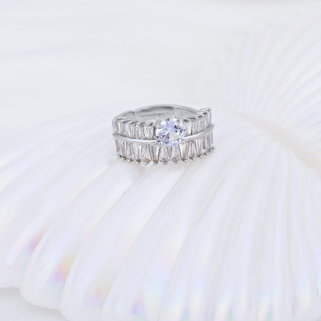 Luxury Dual Ring Set – Adjustable