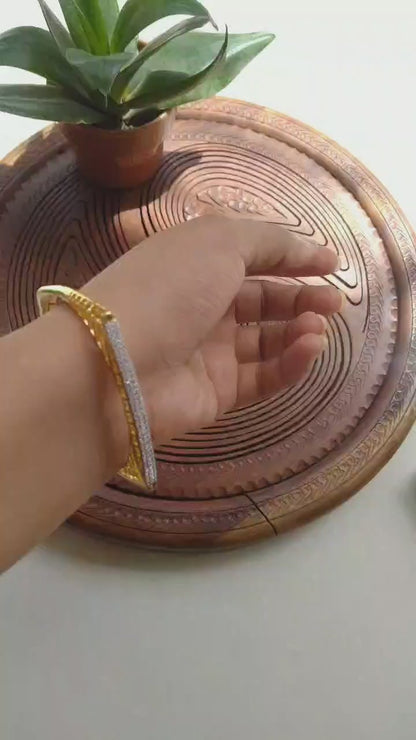 Premium AD Micro Diamond Openable Bangle