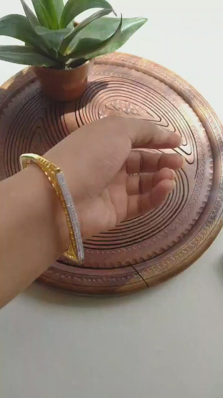 Premium AD Micro Diamond Openable Bangle