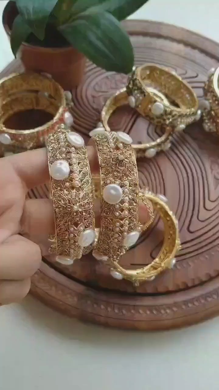 Turkish Mother Pearl Adjustable Bangle
